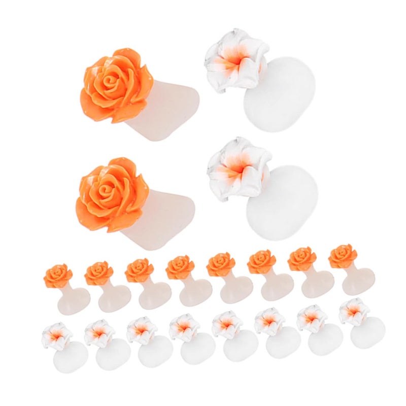 16Pcs Soft Flexible Silicone Toe Separators Prevent Nail Polish Smudging Reusable Pedicure Spacers - Image 1